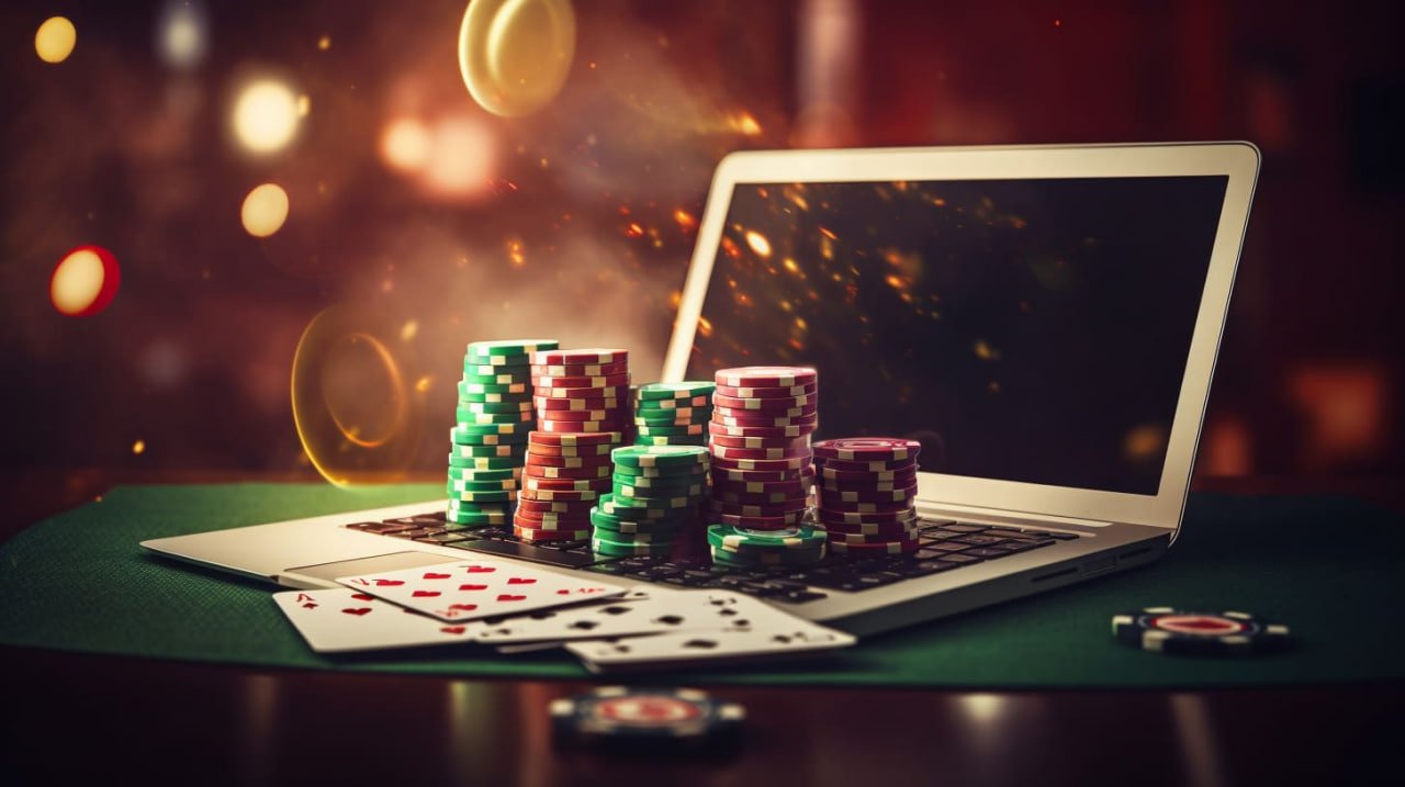 Meja baccarat kasino Betsoft dengan dealer cantik dan tampilan kartu live yang elegan